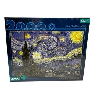 Buffalo‎ Games The Starry Night by Vincent Van Gogh 2000 Piece Puzzle
